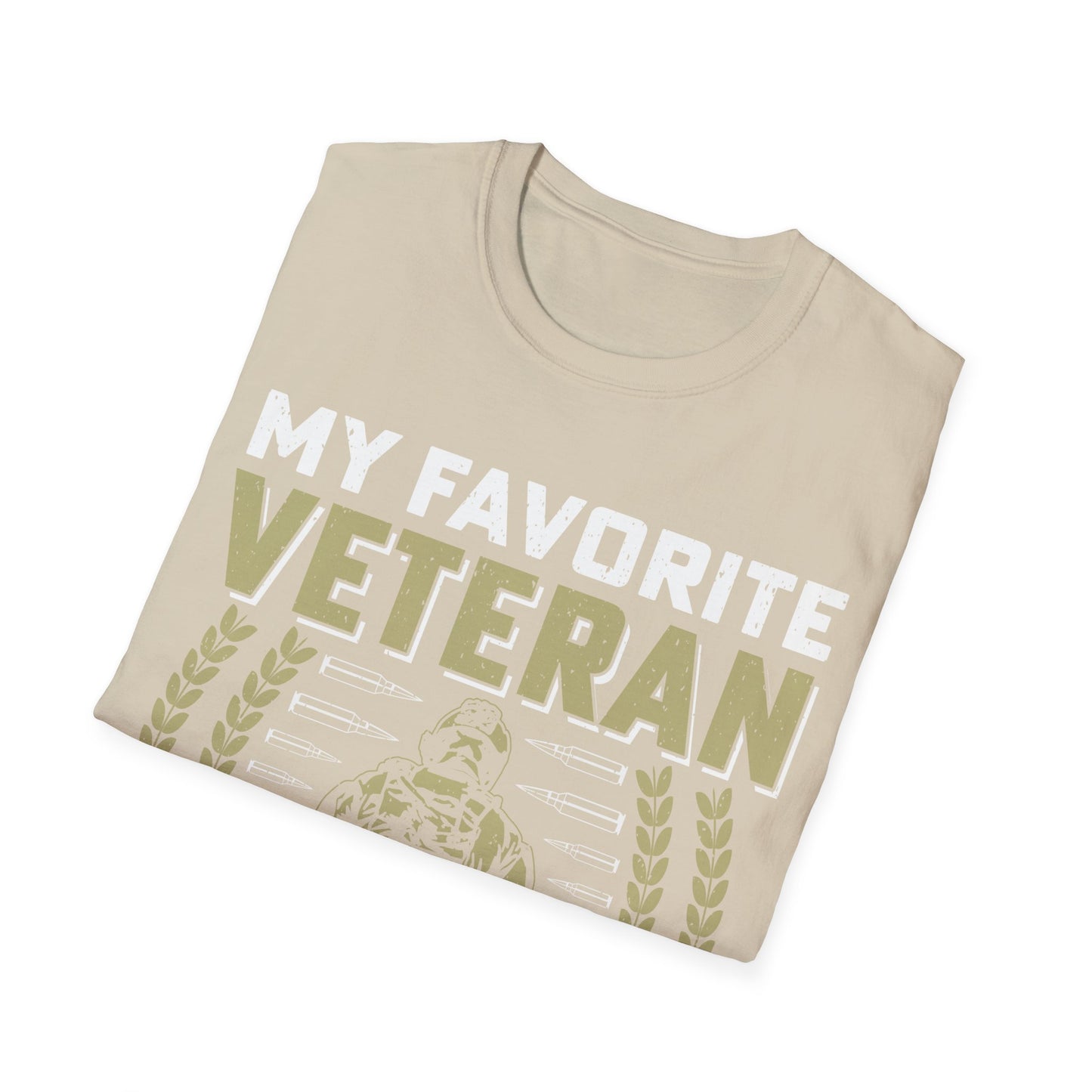 Favorite Veteran - Dad - Unisex Softstyle T-Shirt