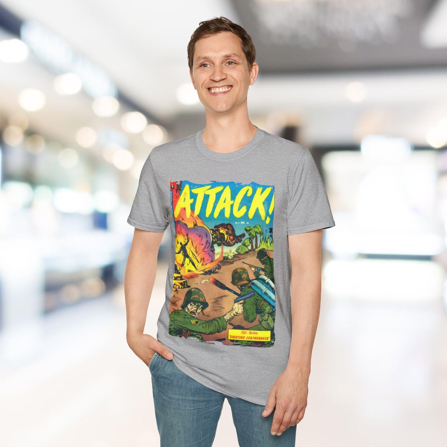 Attack! Nov 1952 - Unisex Softstyle T-Shirt