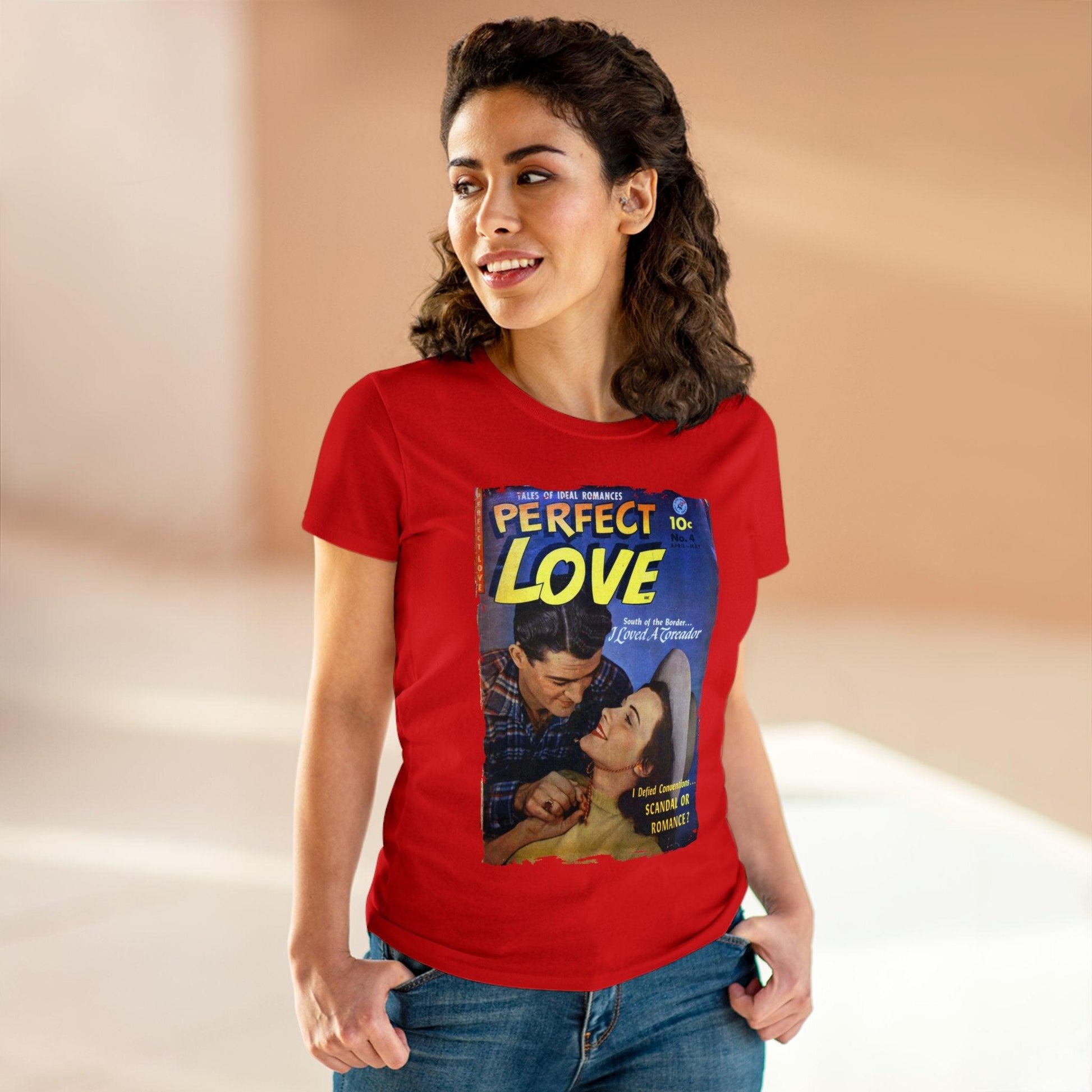 Perfect Love Apr 1952 - Women's Midweight Cotton Tee - Pacific Sky Games