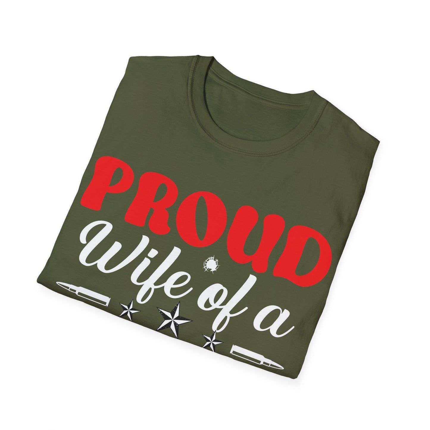 Proud Wife - Vietnam Veteran - Unisex Softstyle T-Shirt