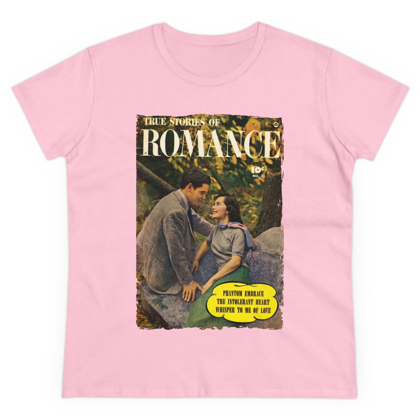 True Stories of Romance - Women's Midweight Cotton Tee - Pacific Sky Games