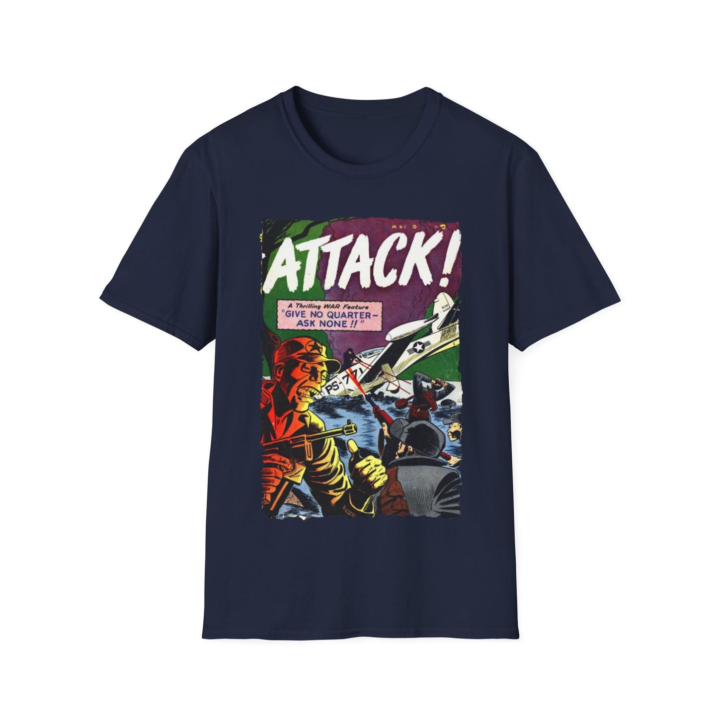 Attack! No. 5 - Unisex Softstyle T-Shirt