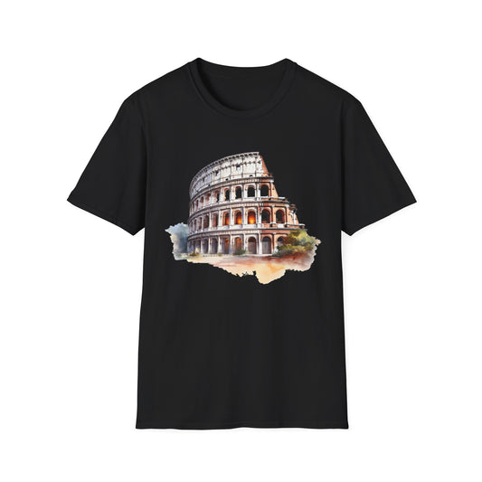 Ancient Bldg 1 - Unisex Softstyle T-Shirt