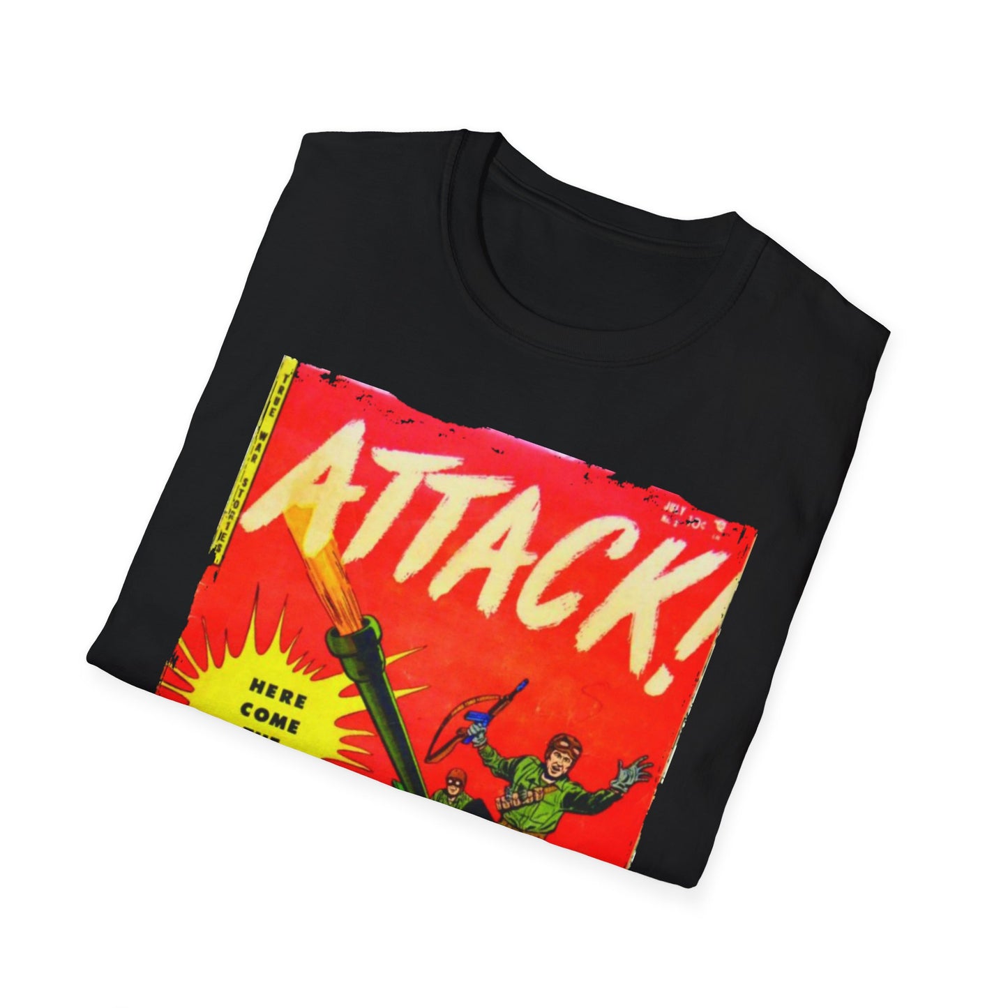 Attack! July 1952 - Unisex Softstyle T-Shirt