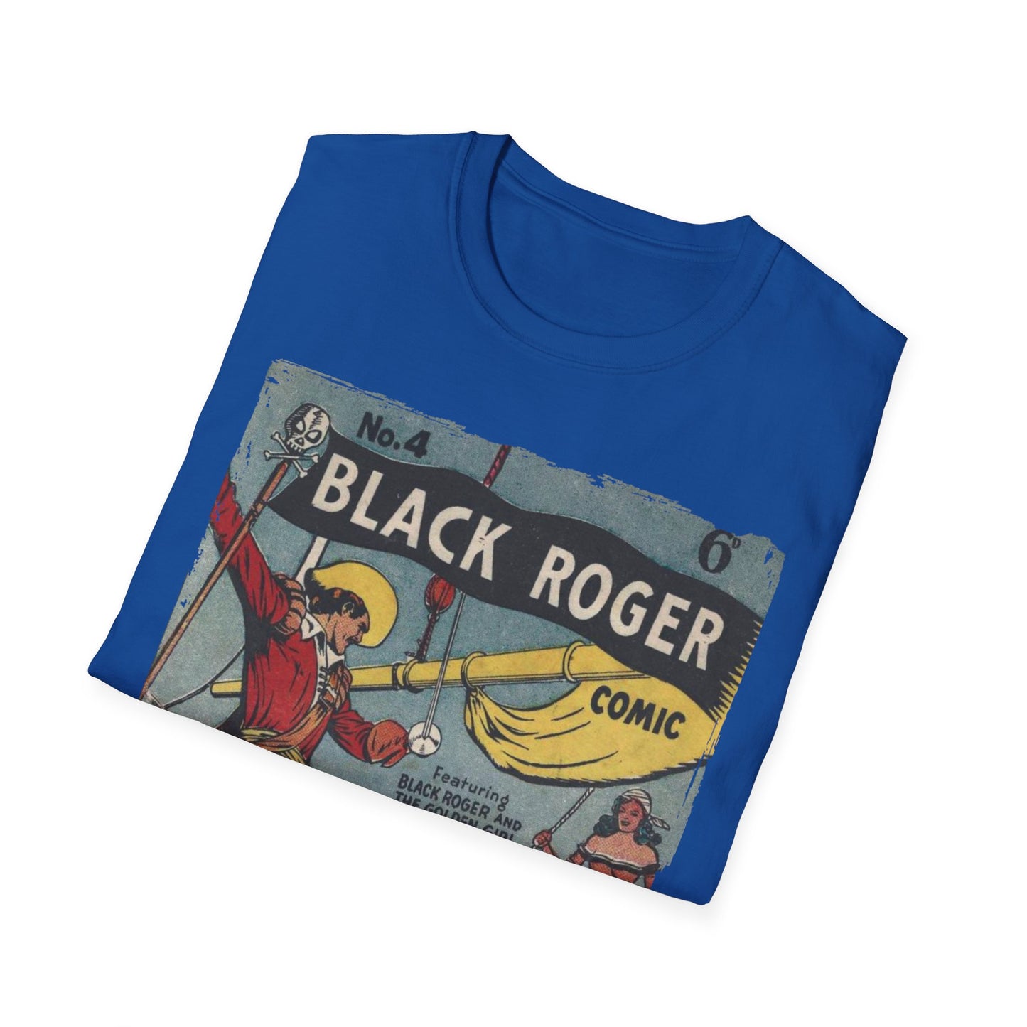 Black Roger No.4 1952 - Unisex Softstyle T-Shirt