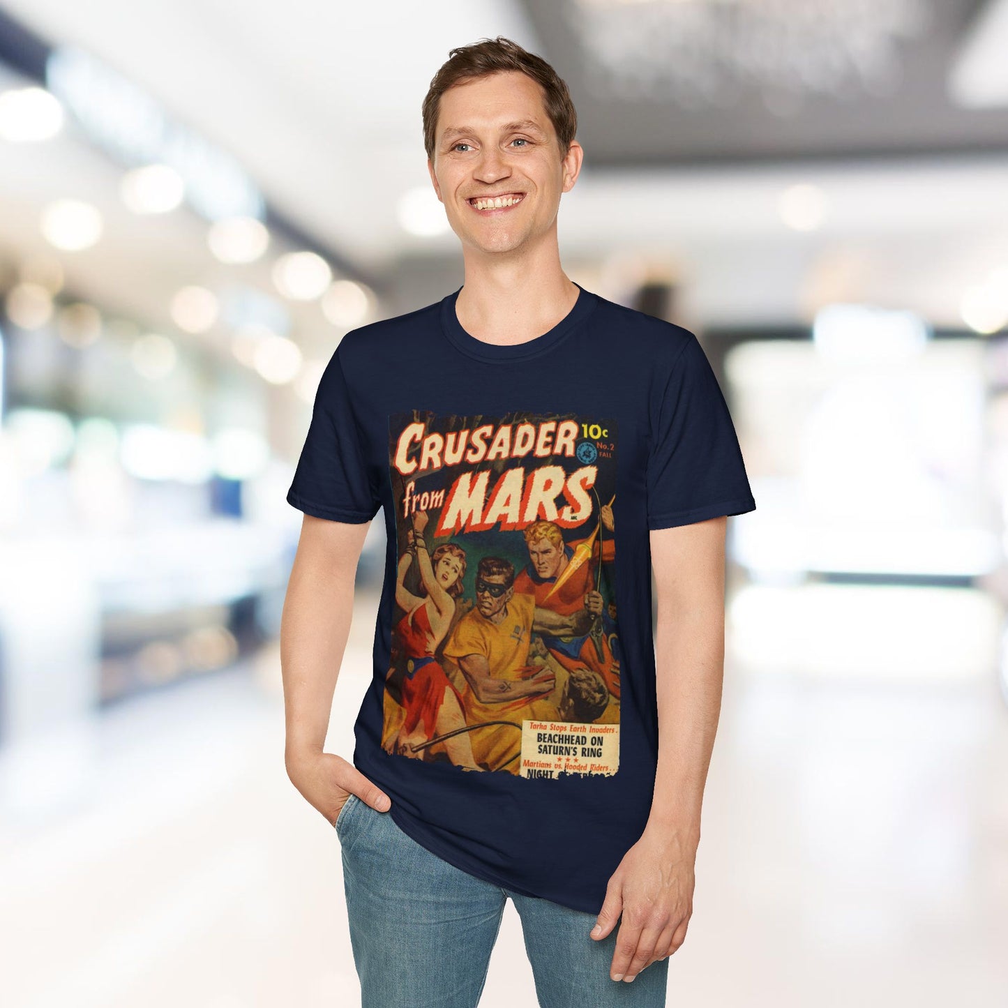 Crusader from Mars 2 - Unisex Softstyle T-Shirt