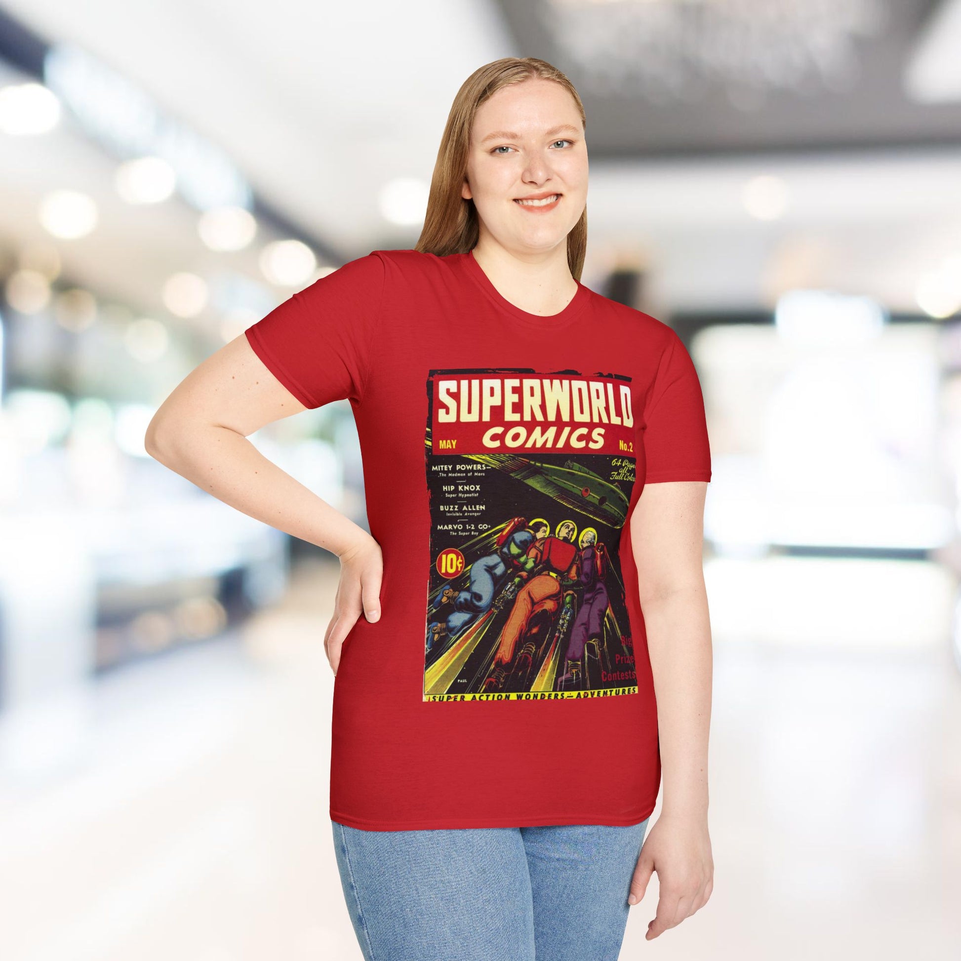 Superworld No.2 - Unisex Softstyle T-Shirt - Pacific Sky Games