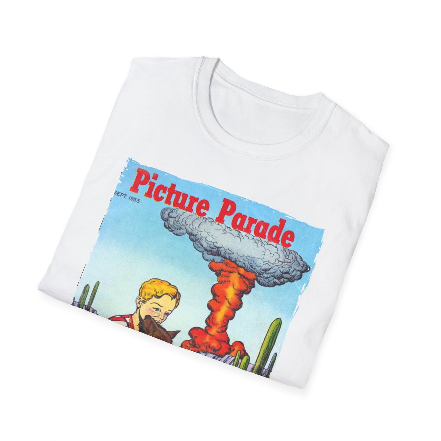 Picture Parade Sept 1953 - Unisex Softstyle T-Shirt