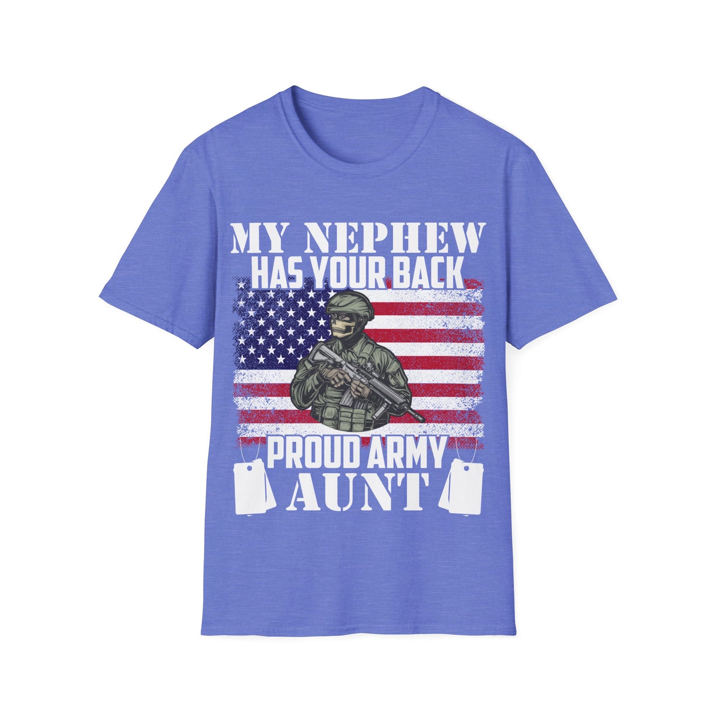 Proud Army Aunt - Unisex Softstyle T-Shirt