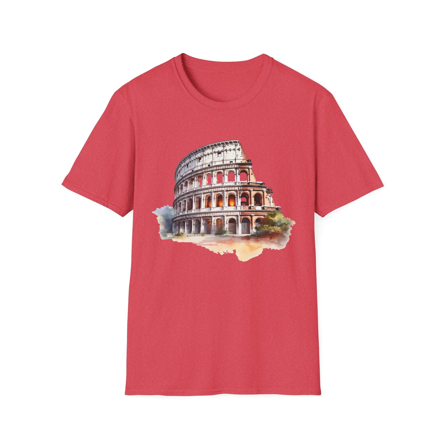 Ancient Bldg 1 - Unisex Softstyle T-Shirt