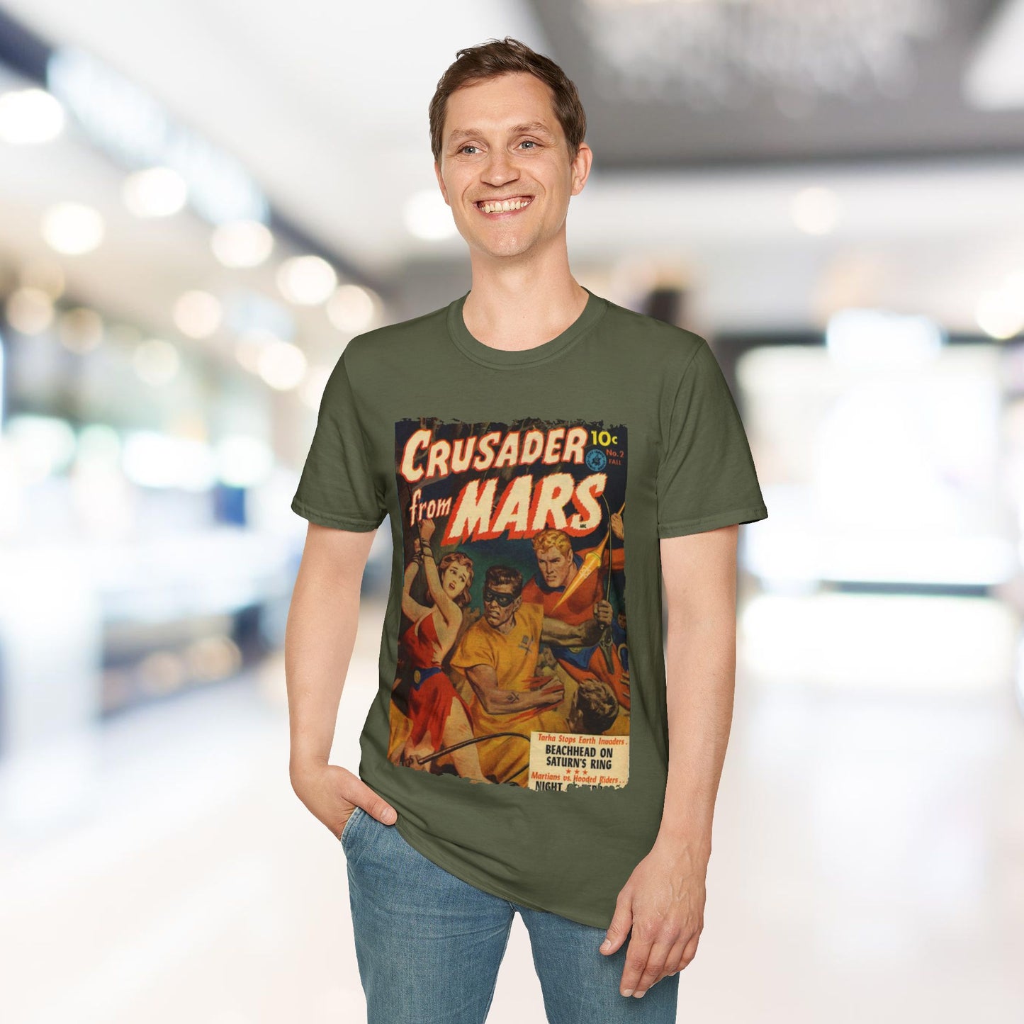 Crusader from Mars 2 - Unisex Softstyle T-Shirt