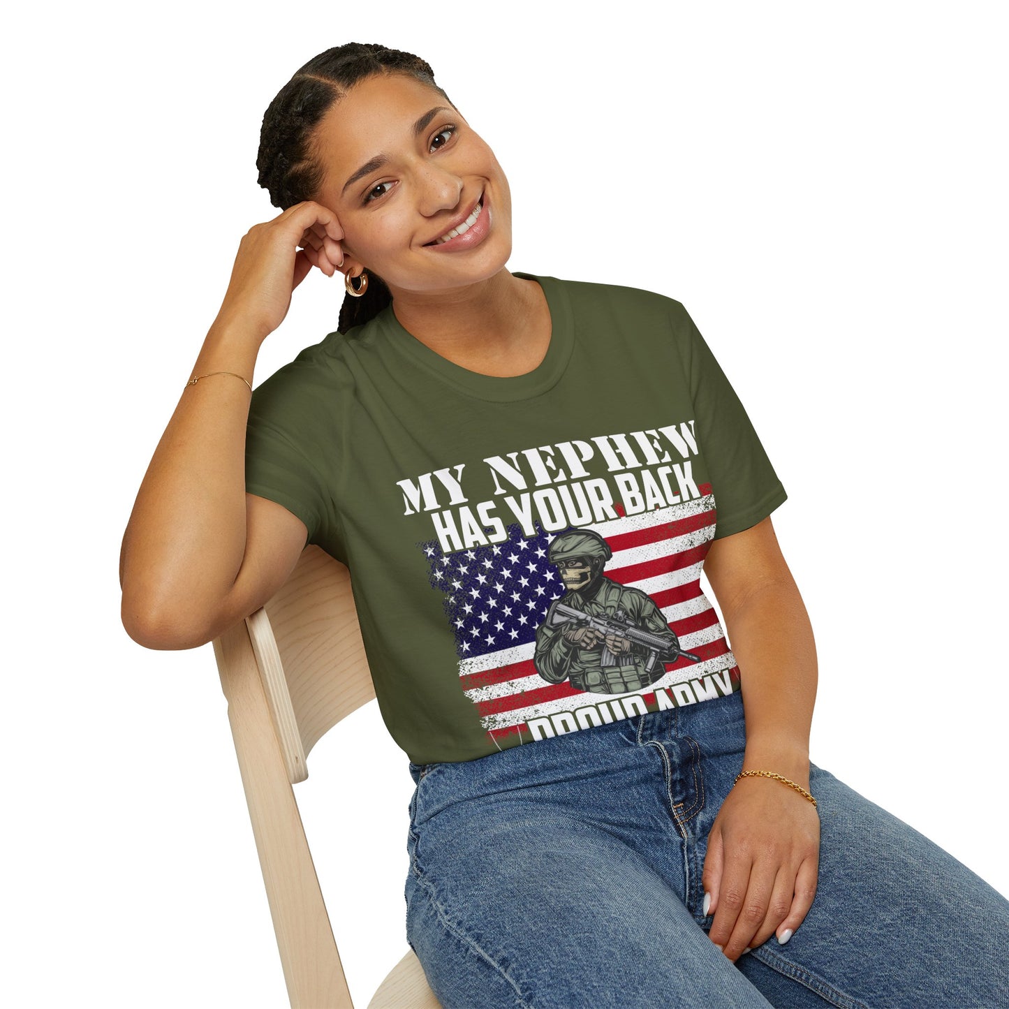 Proud Army Aunt - Unisex Softstyle T-Shirt