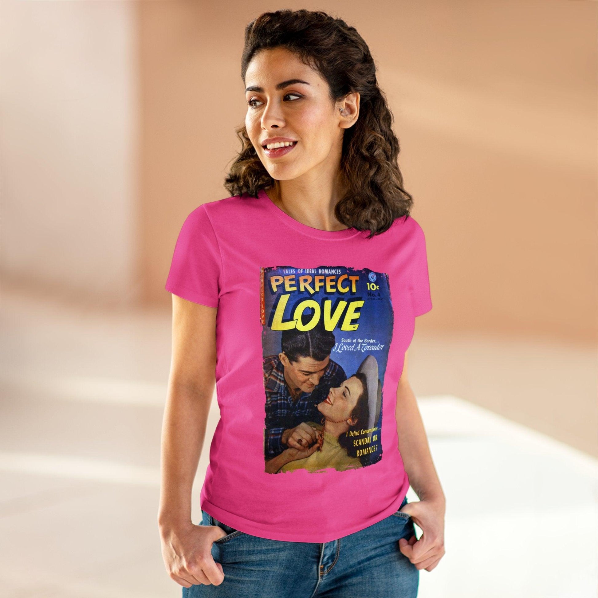 Perfect Love Apr 1952 - Women's Midweight Cotton Tee - Pacific Sky Games