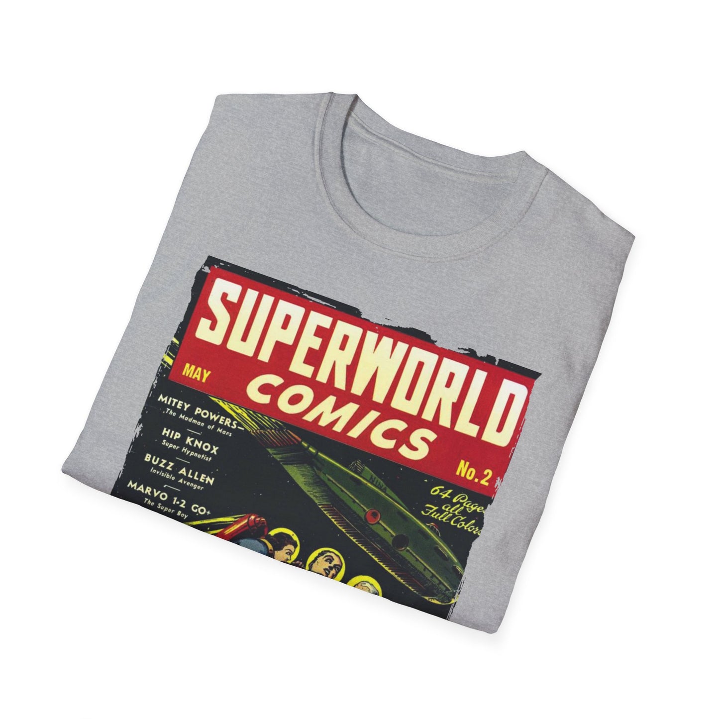 Superworld No.2 - Unisex Softstyle T-Shirt - Pacific Sky Games