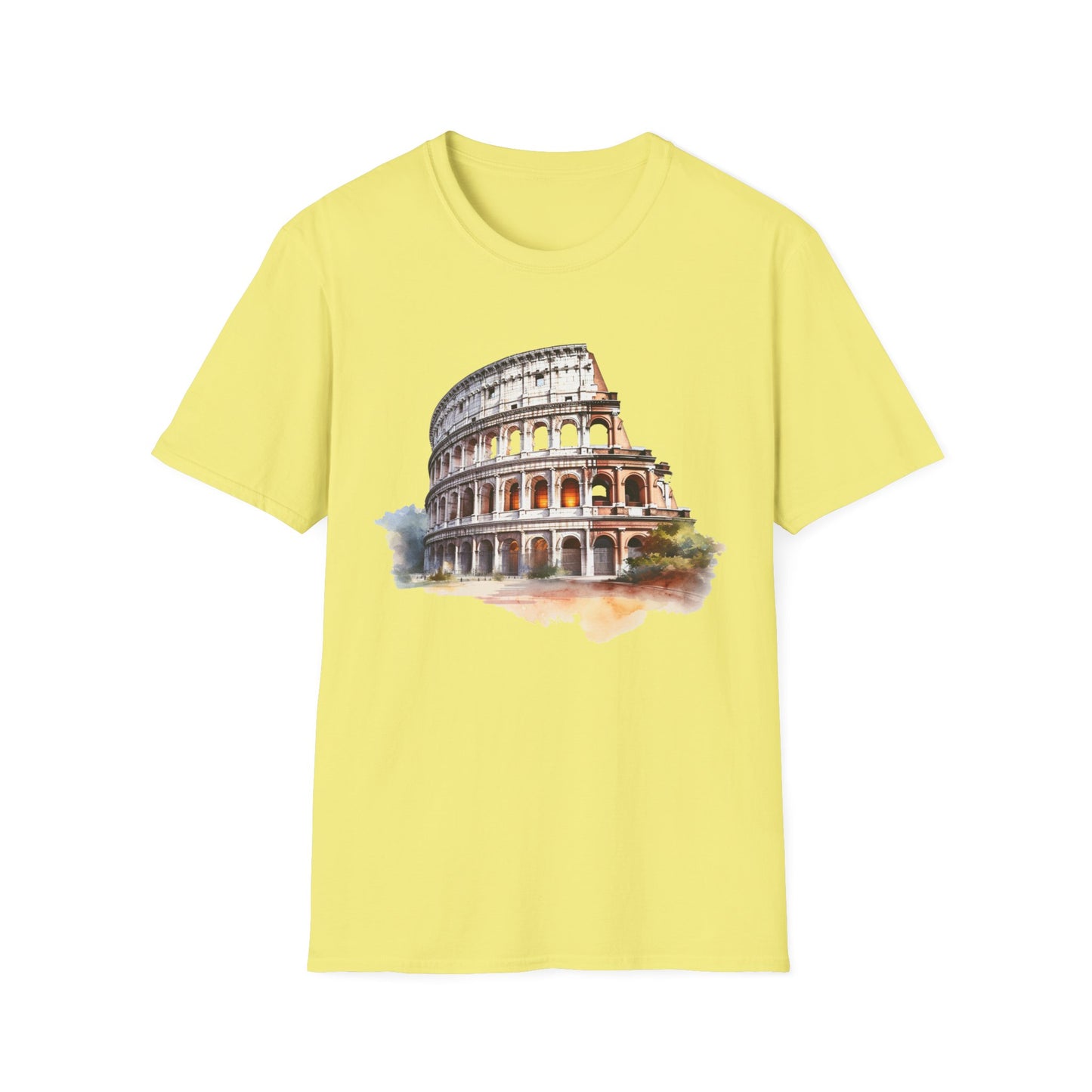 Ancient Bldg 1 - Unisex Softstyle T-Shirt