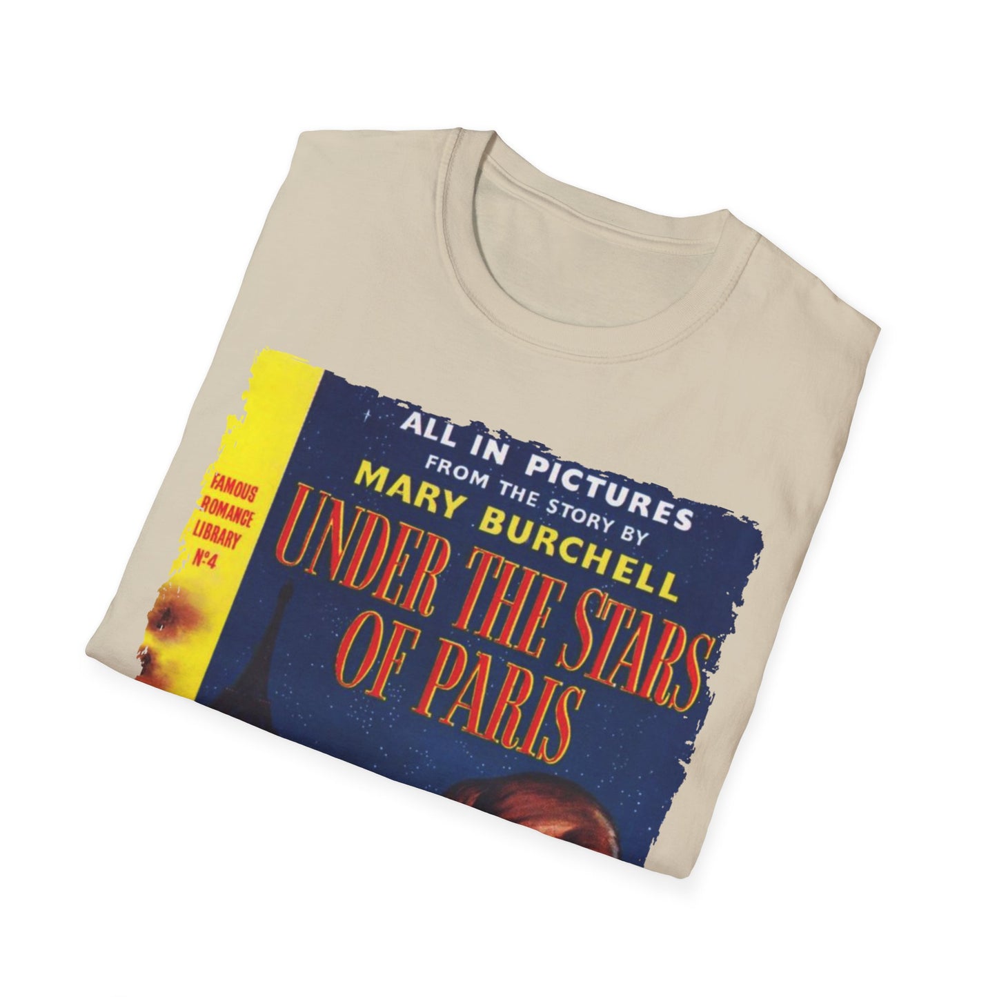 Famous Romance Library No.4 - Unisex Softstyle T-Shirt