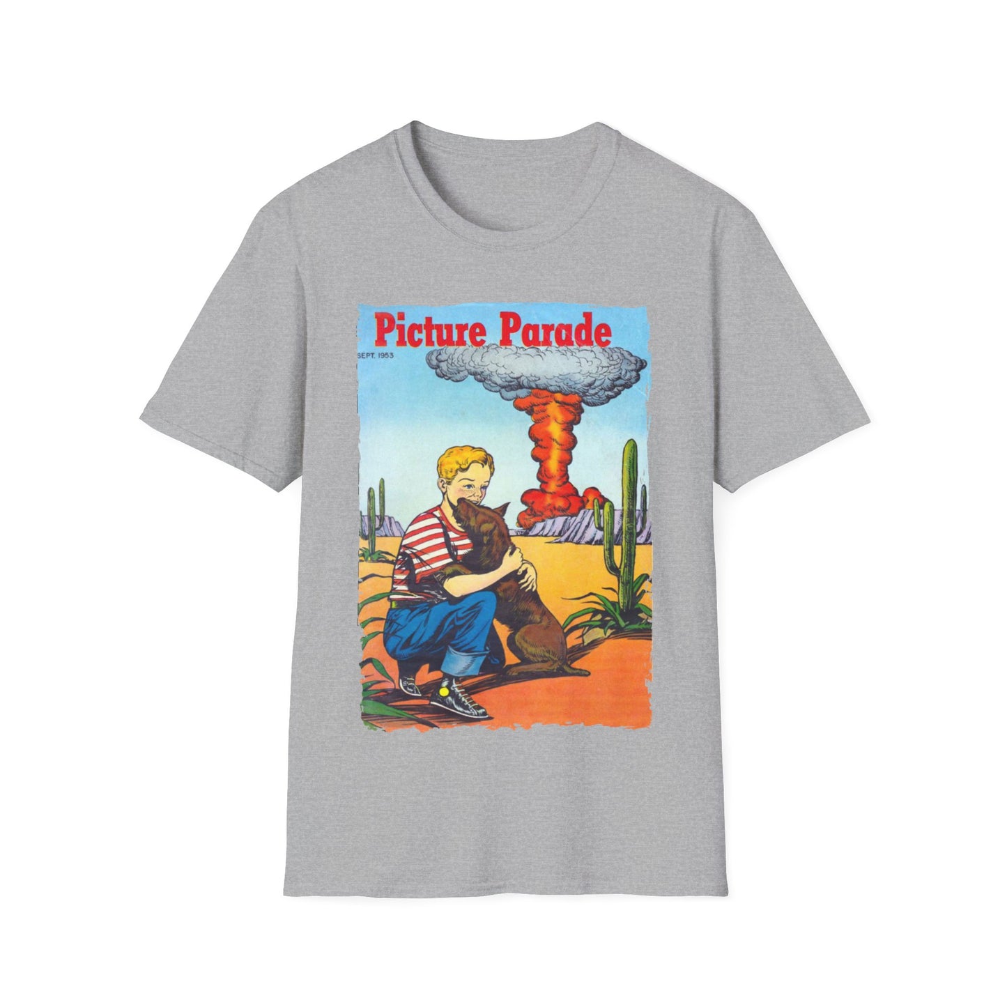 Picture Parade Sept 1953 - Unisex Softstyle T-Shirt