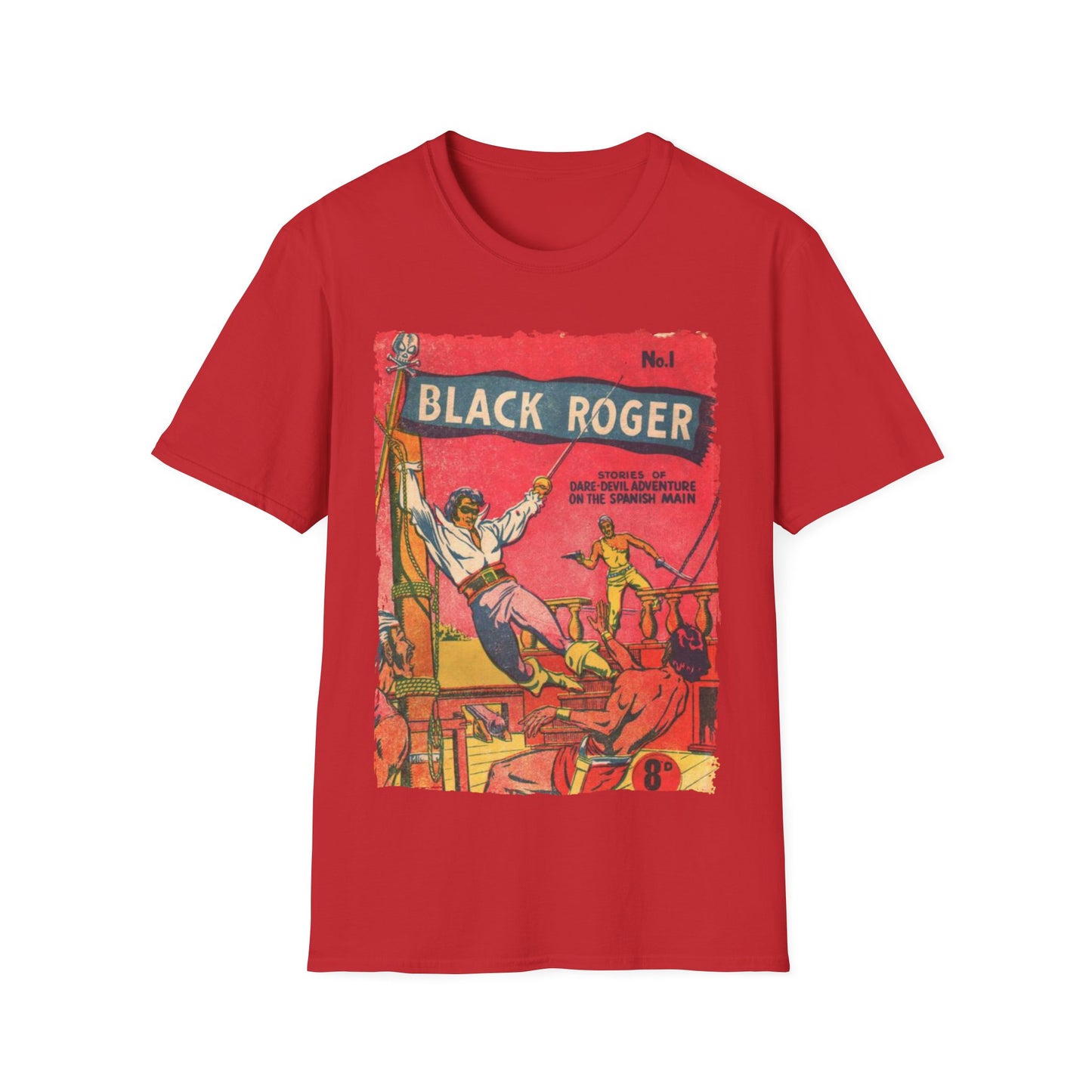 Black Roger No.1 1952 - Unisex Softstyle T-Shirt