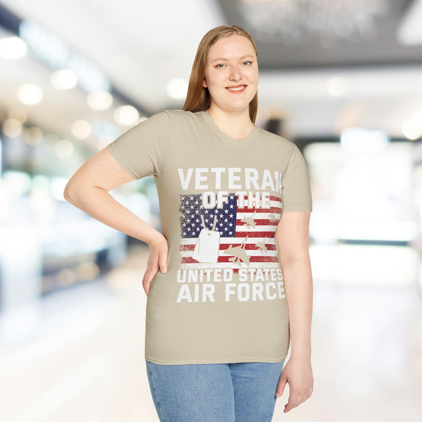 Veteran - Air Force - Unisex Softstyle T-Shirt