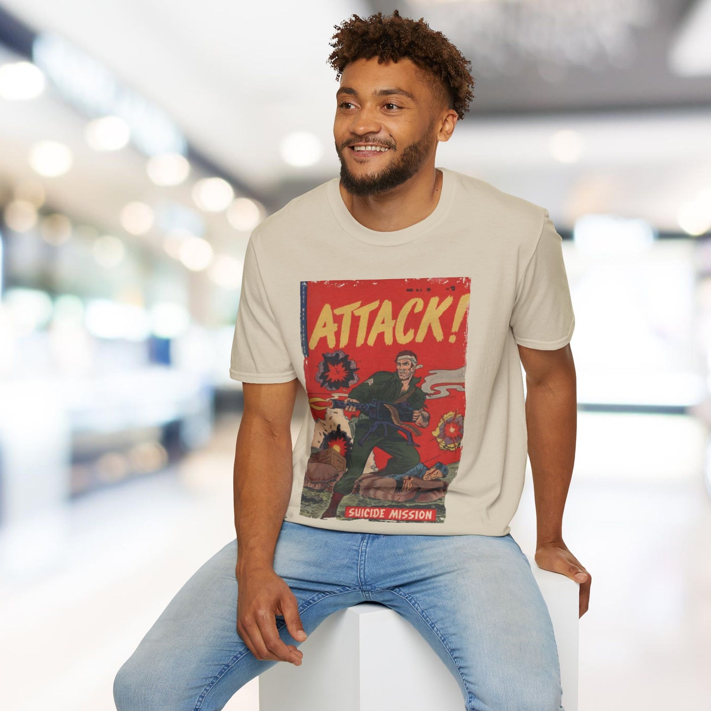 Attack! No. 6 - Unisex Softstyle T-Shirt