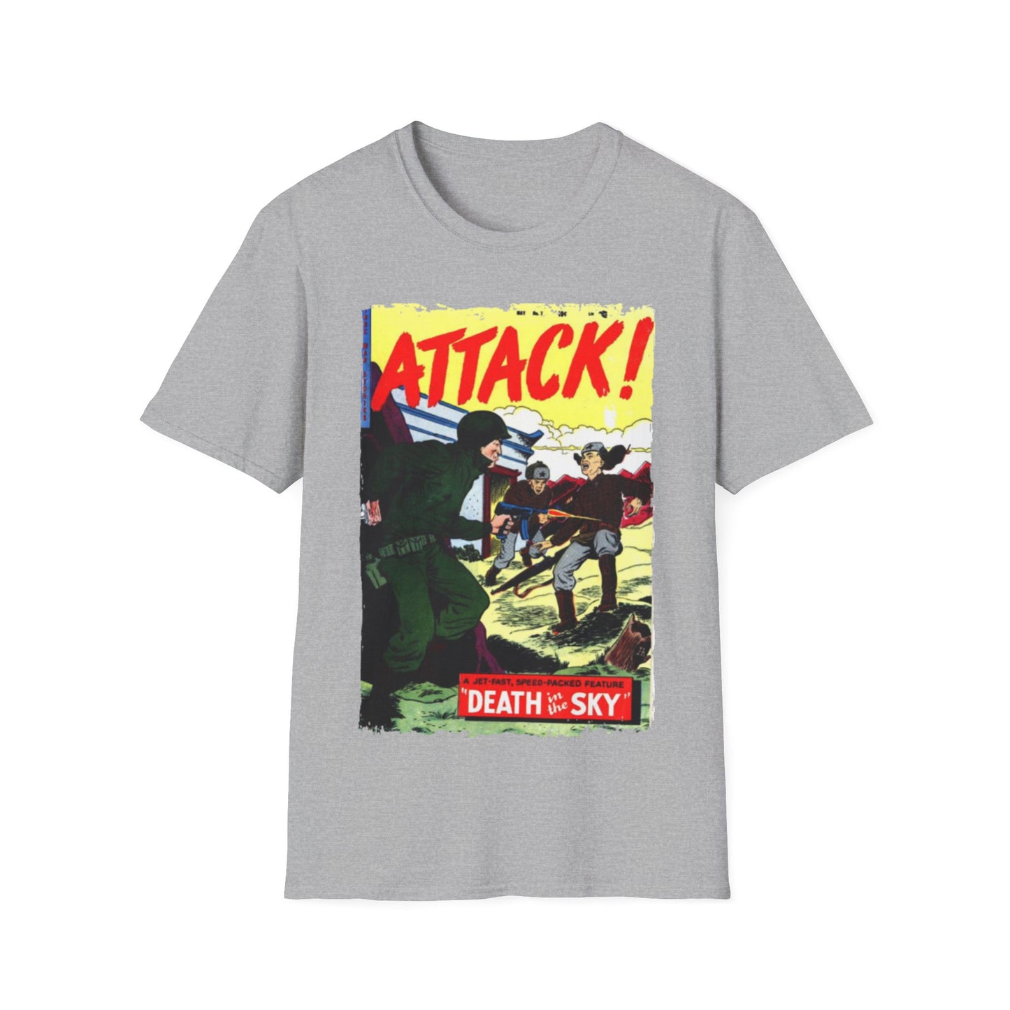 Attack! No. 7 - Unisex Softstyle T-Shirt - Pacific Sky Games