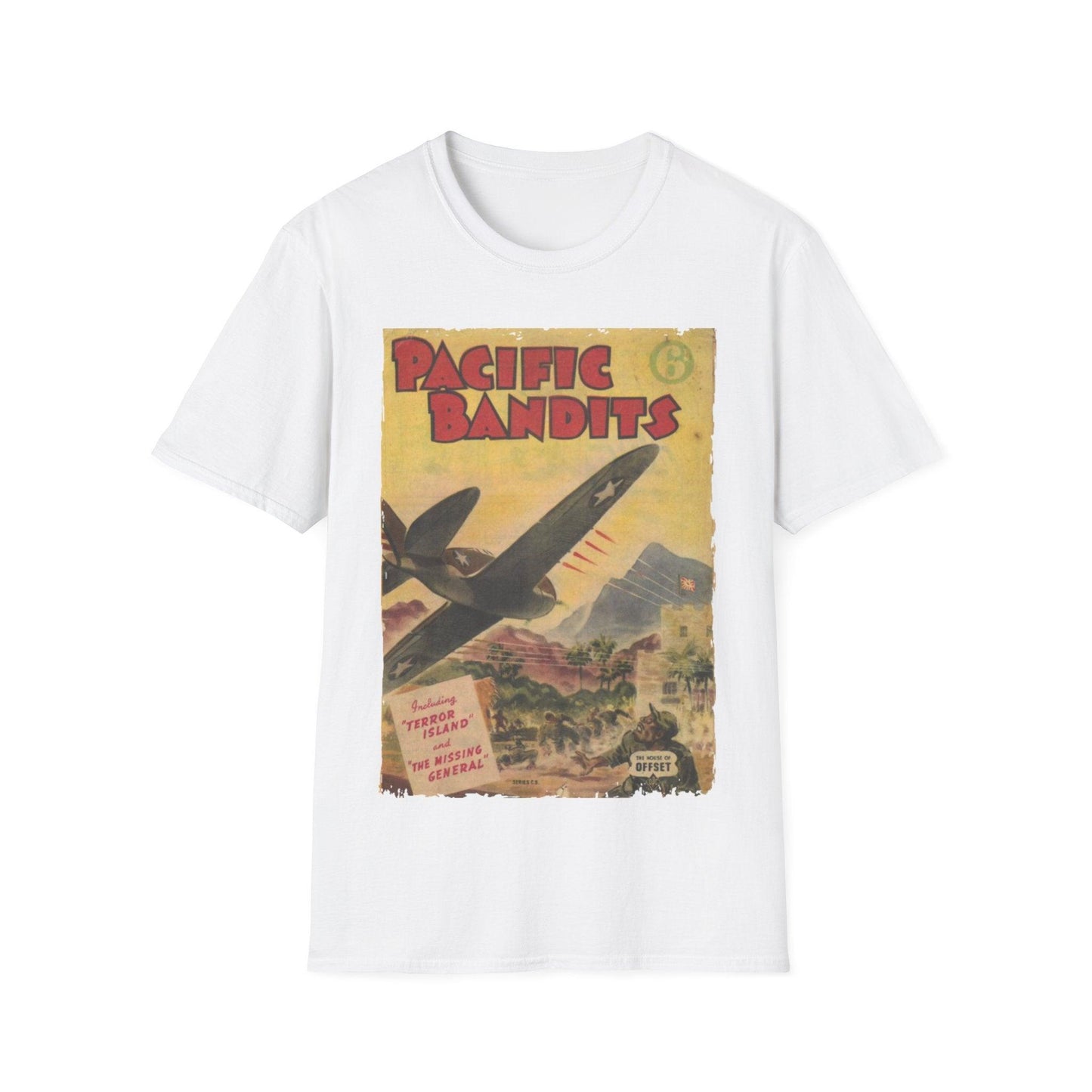 Pacific Bandits 1942 - Unisex Softstyle T-Shirt - Pacific Sky Games