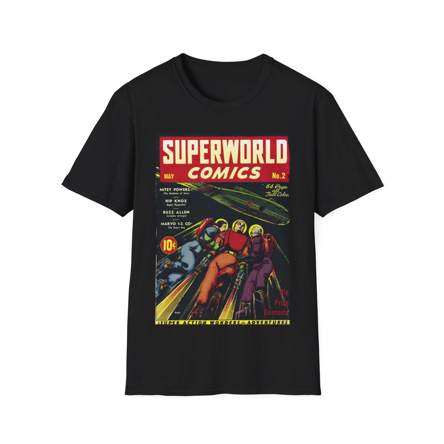 Superworld No.2 - Unisex Softstyle T-Shirt - Pacific Sky Games