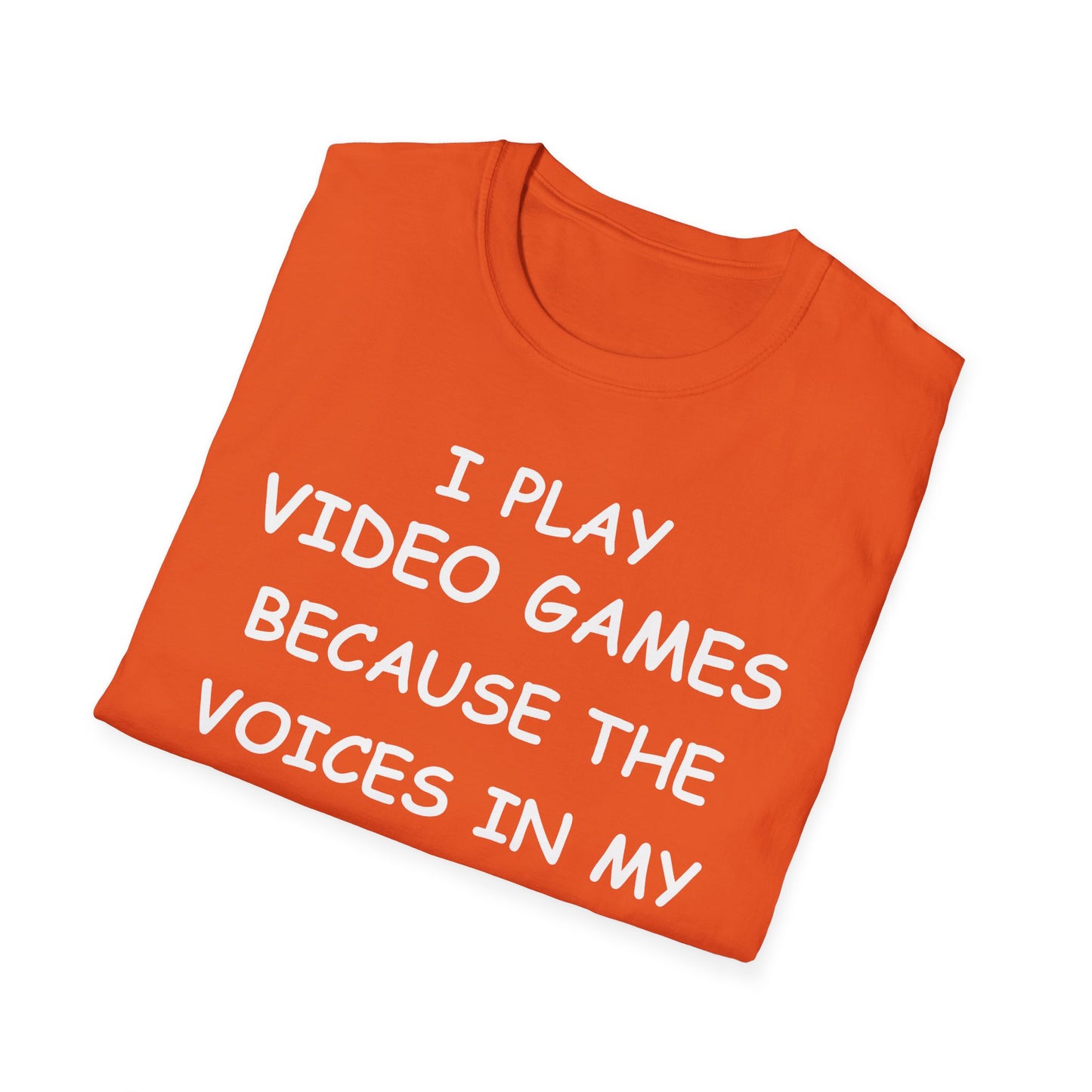 I Play Video Games - White - Unisex Softstyle T-Shirt - Pacific Sky Games