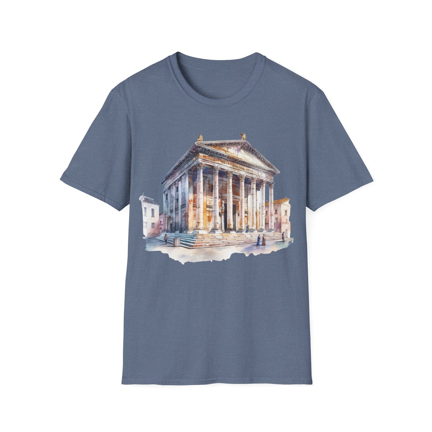 Ancient Bldg 2 - Unisex Softstyle T-Shirt