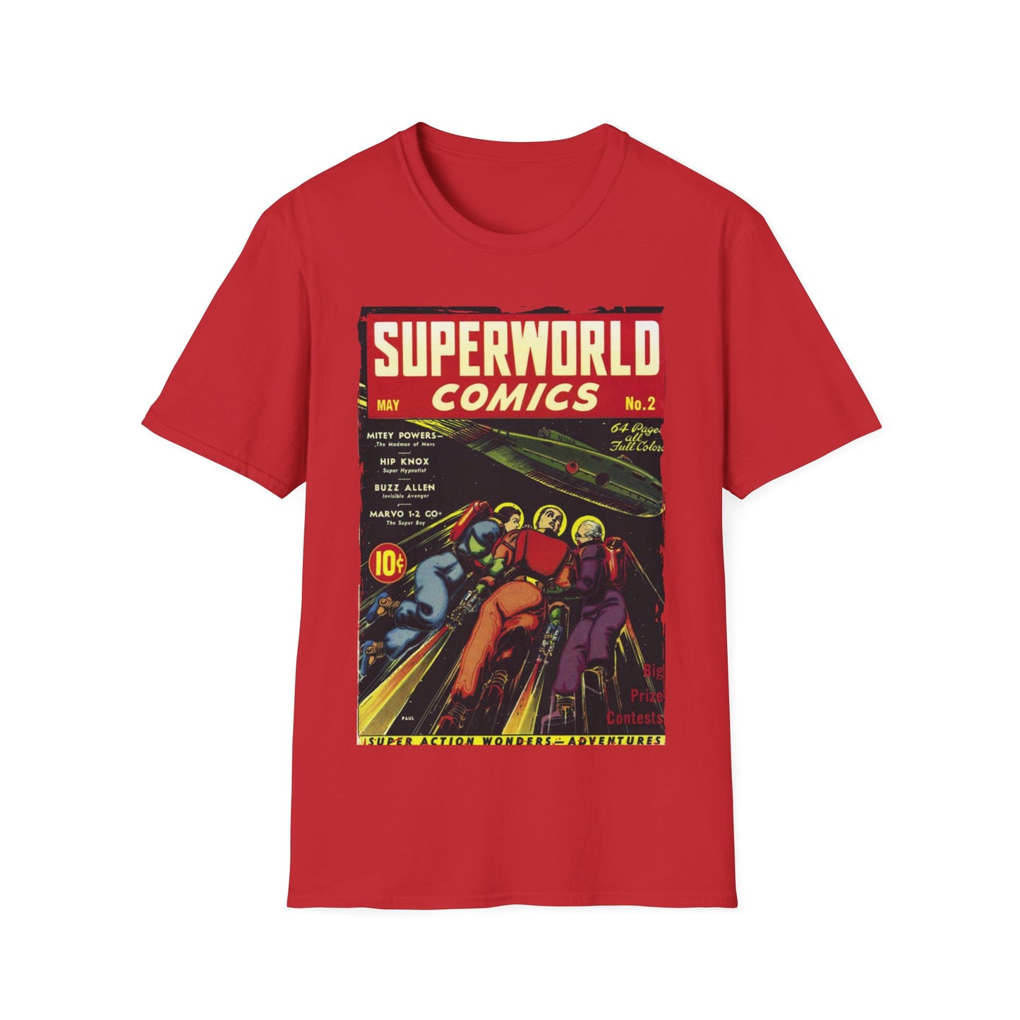 Superworld No.2 - Unisex Softstyle T-Shirt - Pacific Sky Games