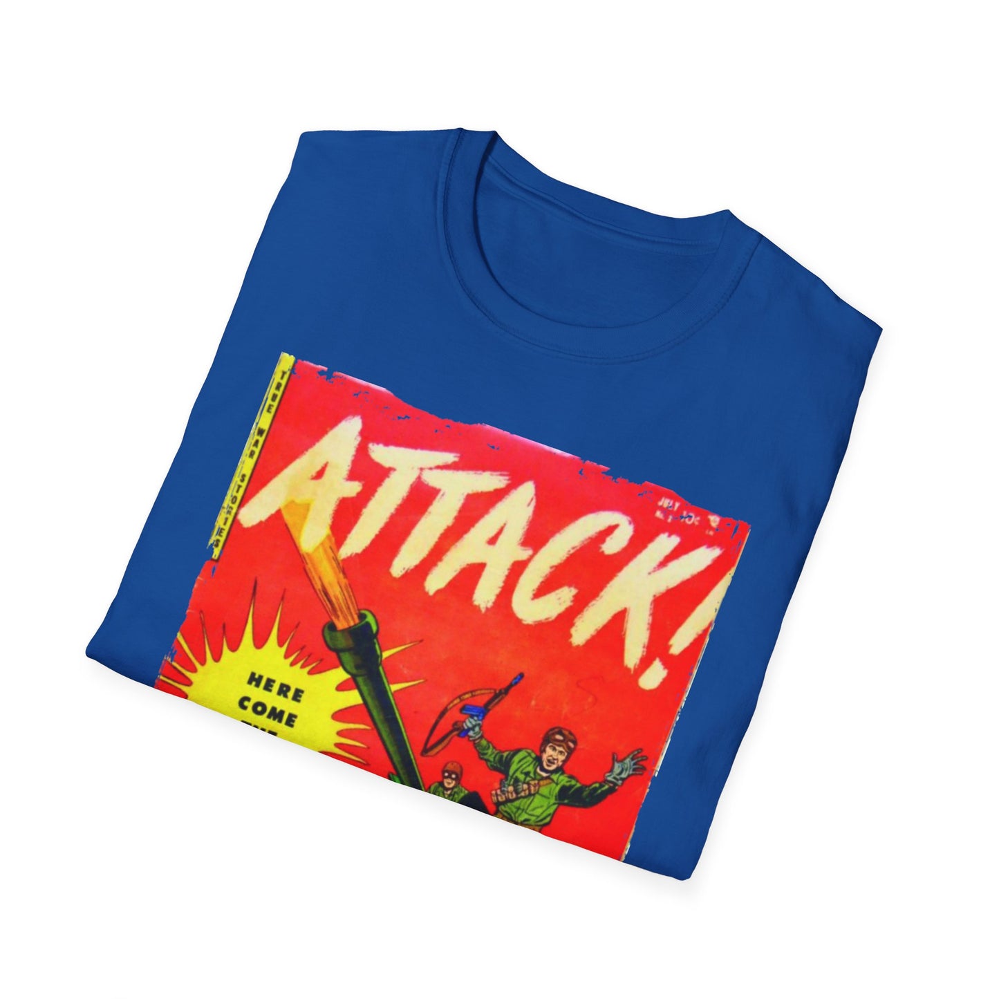 Attack! July 1952 - Unisex Softstyle T-Shirt