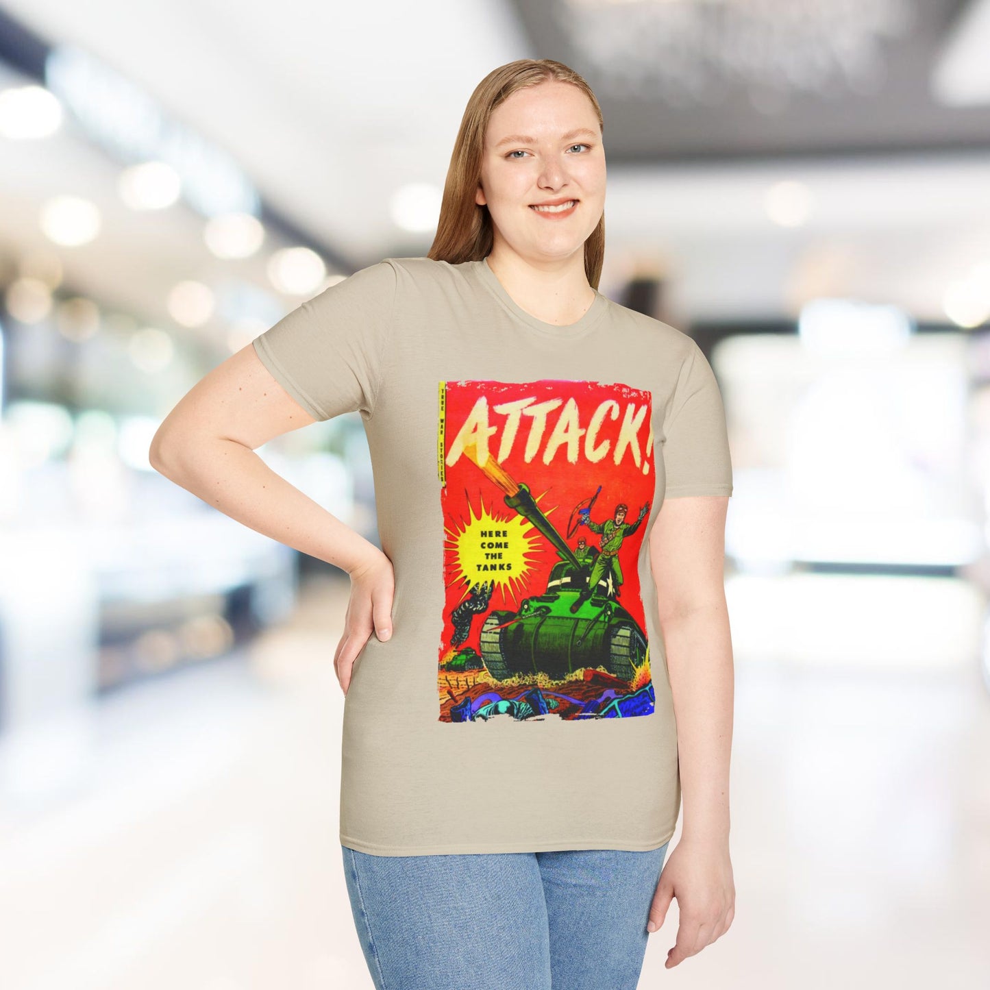 Attack! July 1952 - Unisex Softstyle T-Shirt