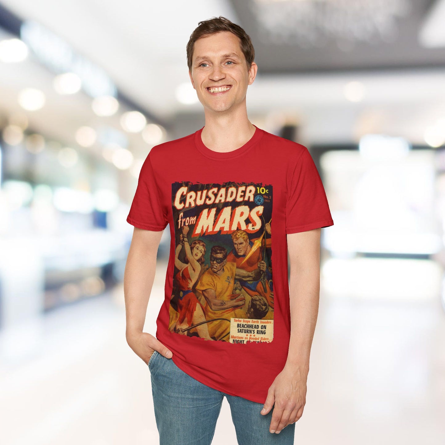 Crusader from Mars 2 - Unisex Softstyle T-Shirt