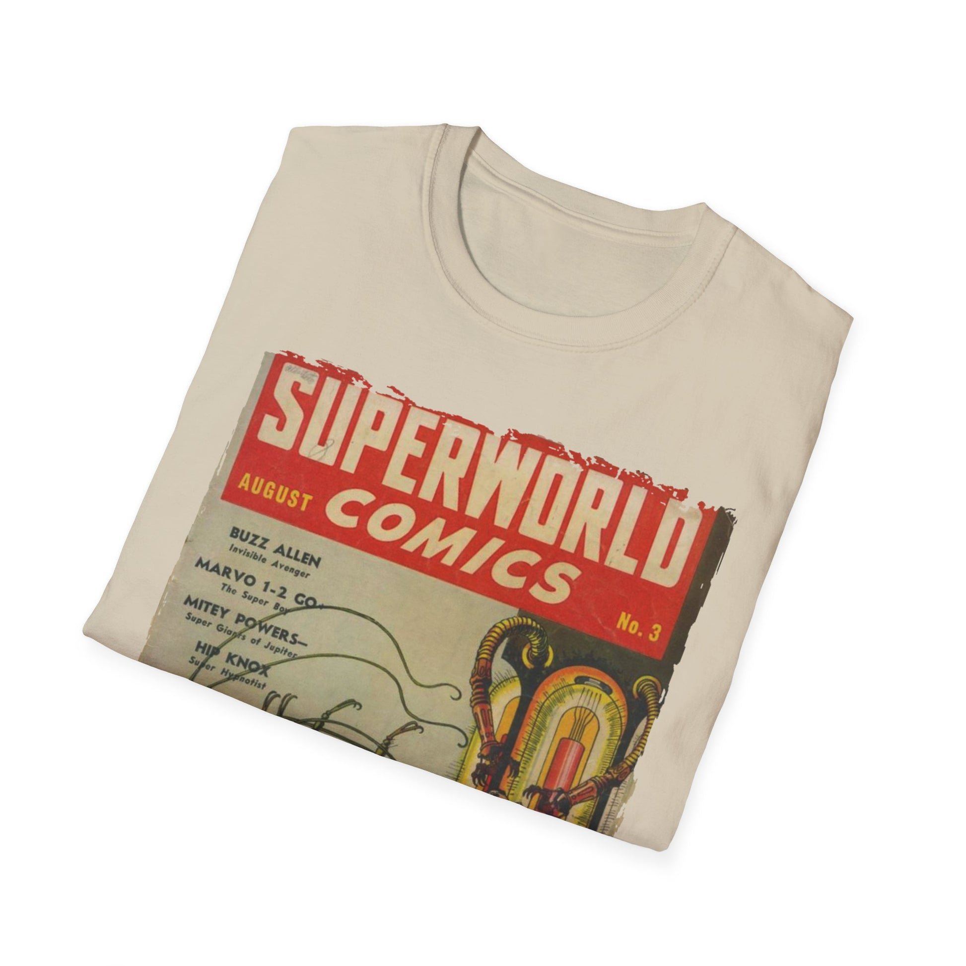 Superworld No.3 - Unisex Softstyle T-Shirt - Pacific Sky Games