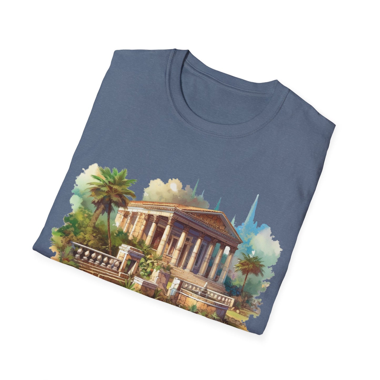 Ancient Bldg 5 - Unisex Softstyle T-Shirt