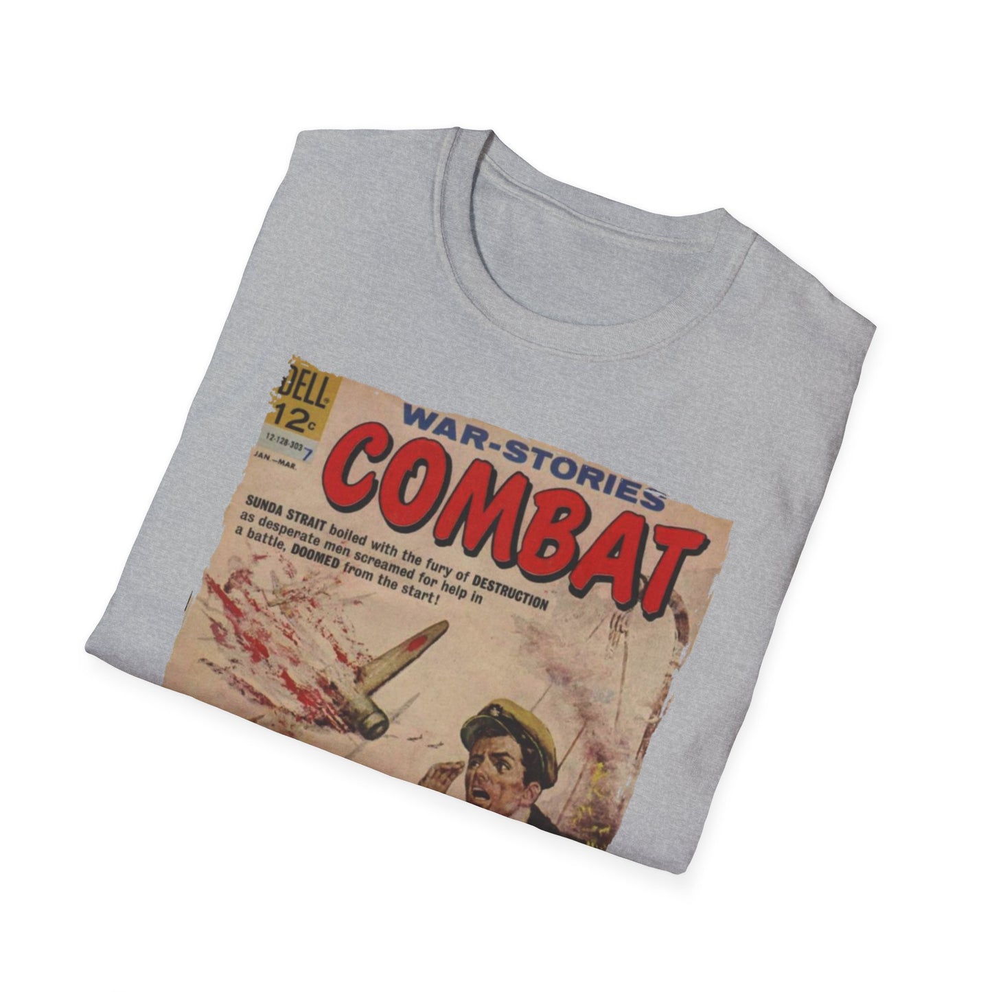 Combat Mar 1963 - Unisex Softstyle T-Shirt - Pacific Sky Games