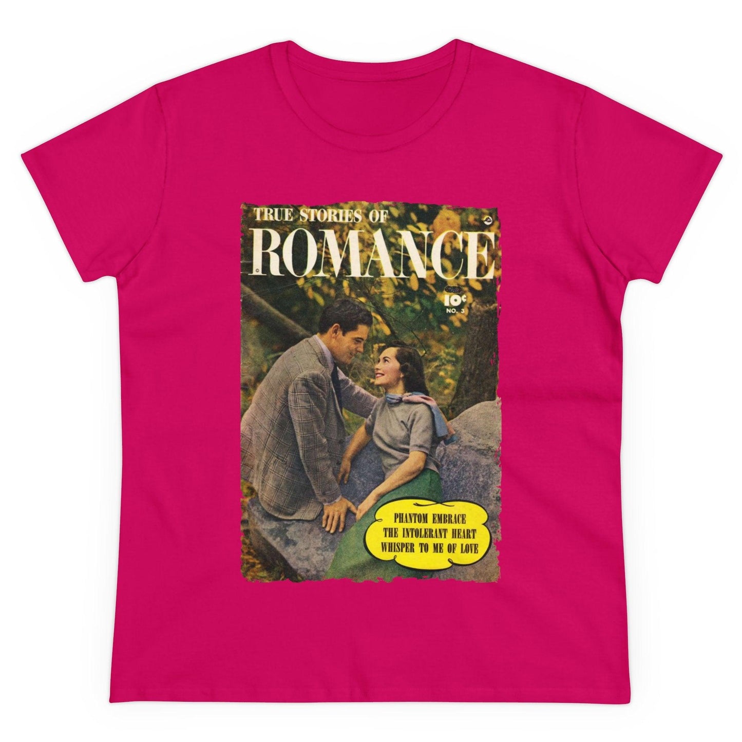 True Stories of Romance - Women's Midweight Cotton Tee - Pacific Sky Games