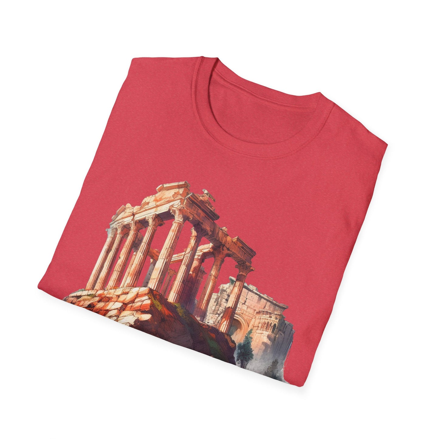 Ancient Bldg 4 - Unisex Softstyle T-Shirt