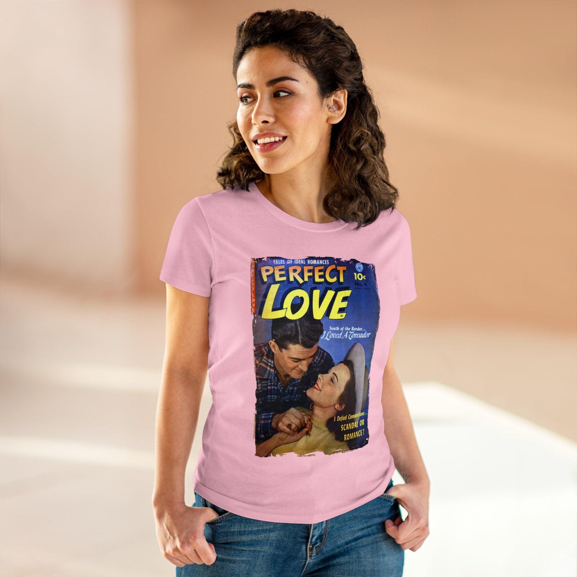 Perfect Love Apr 1952 - Women's Midweight Cotton Tee - Pacific Sky Games