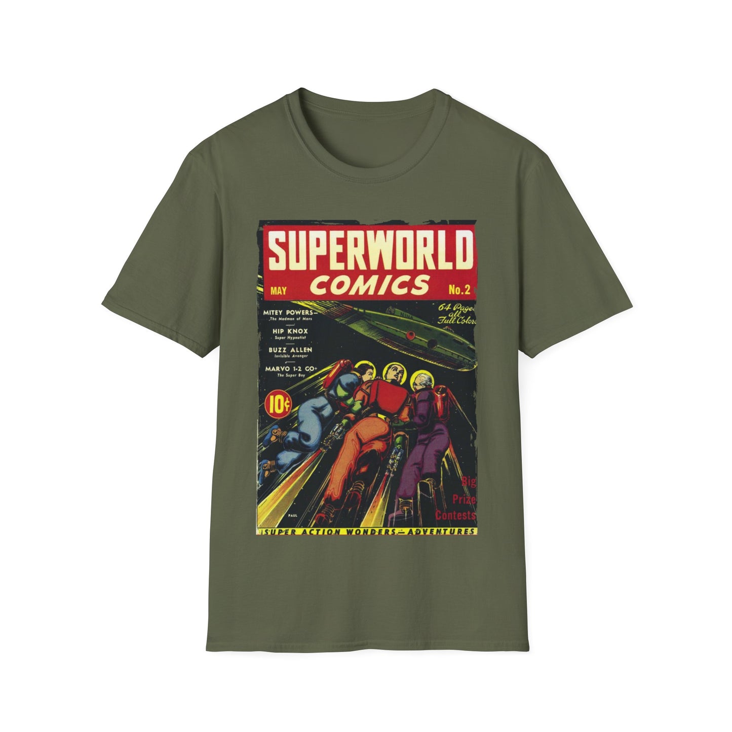 Superworld No.2 - Unisex Softstyle T-Shirt - Pacific Sky Games