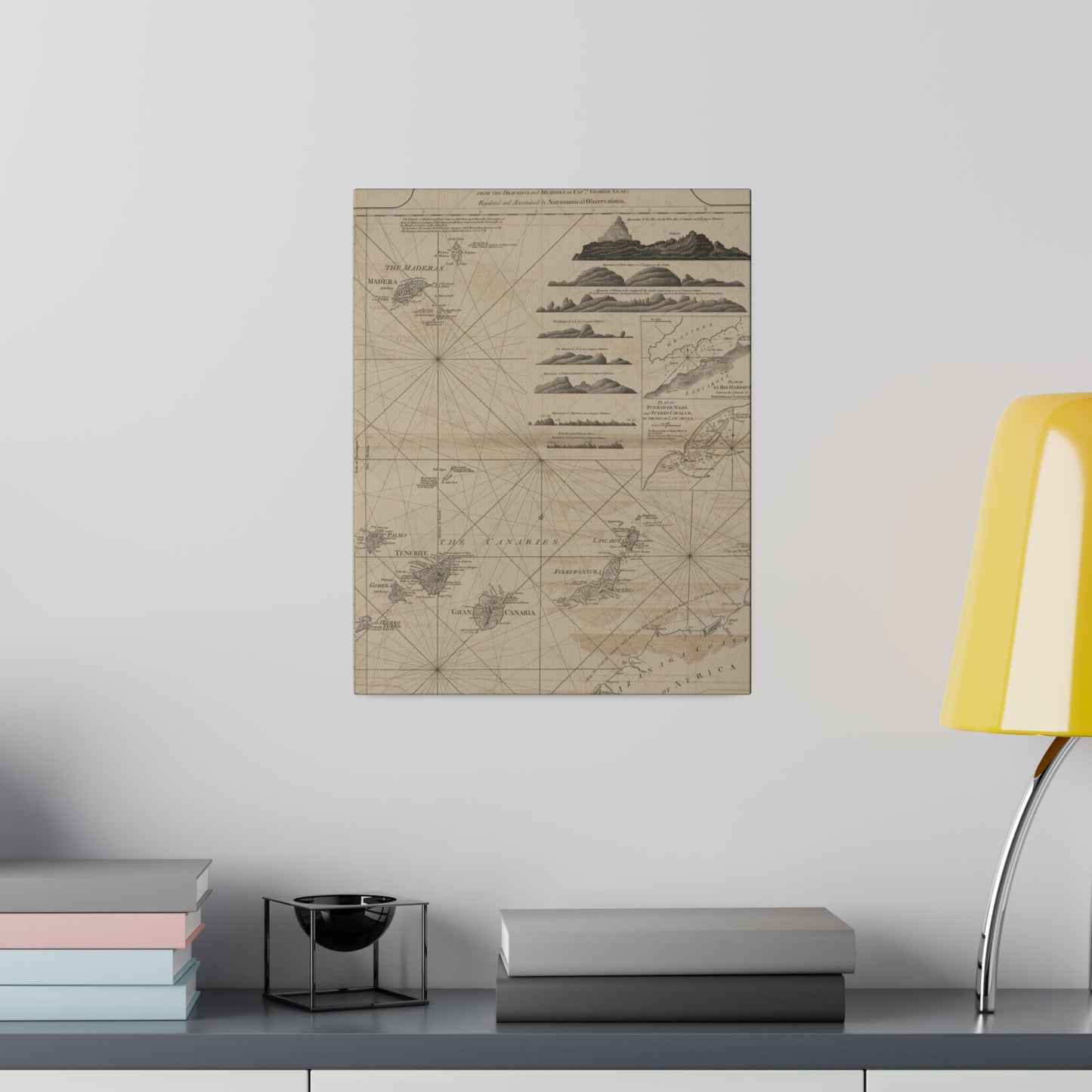 Chart of the Maderas and Canary Islands