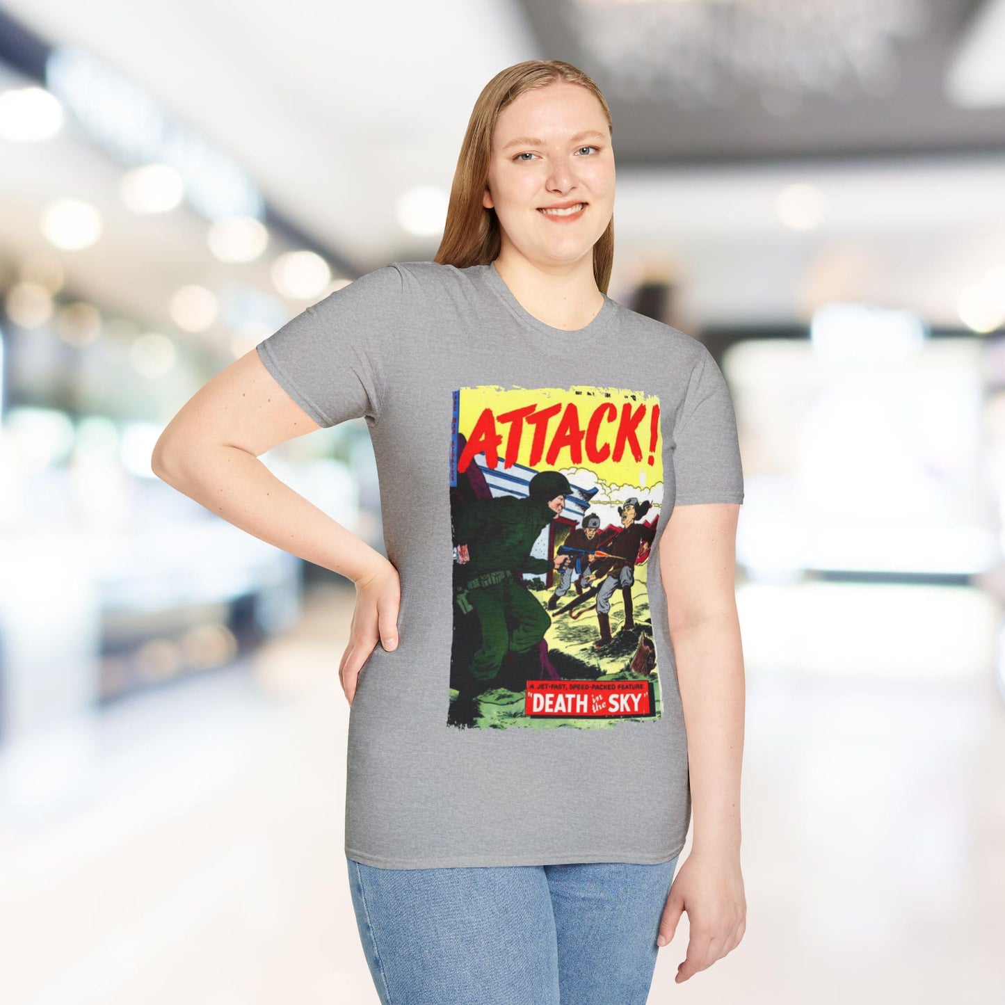 Attack! No. 7 - Unisex Softstyle T-Shirt - Pacific Sky Games