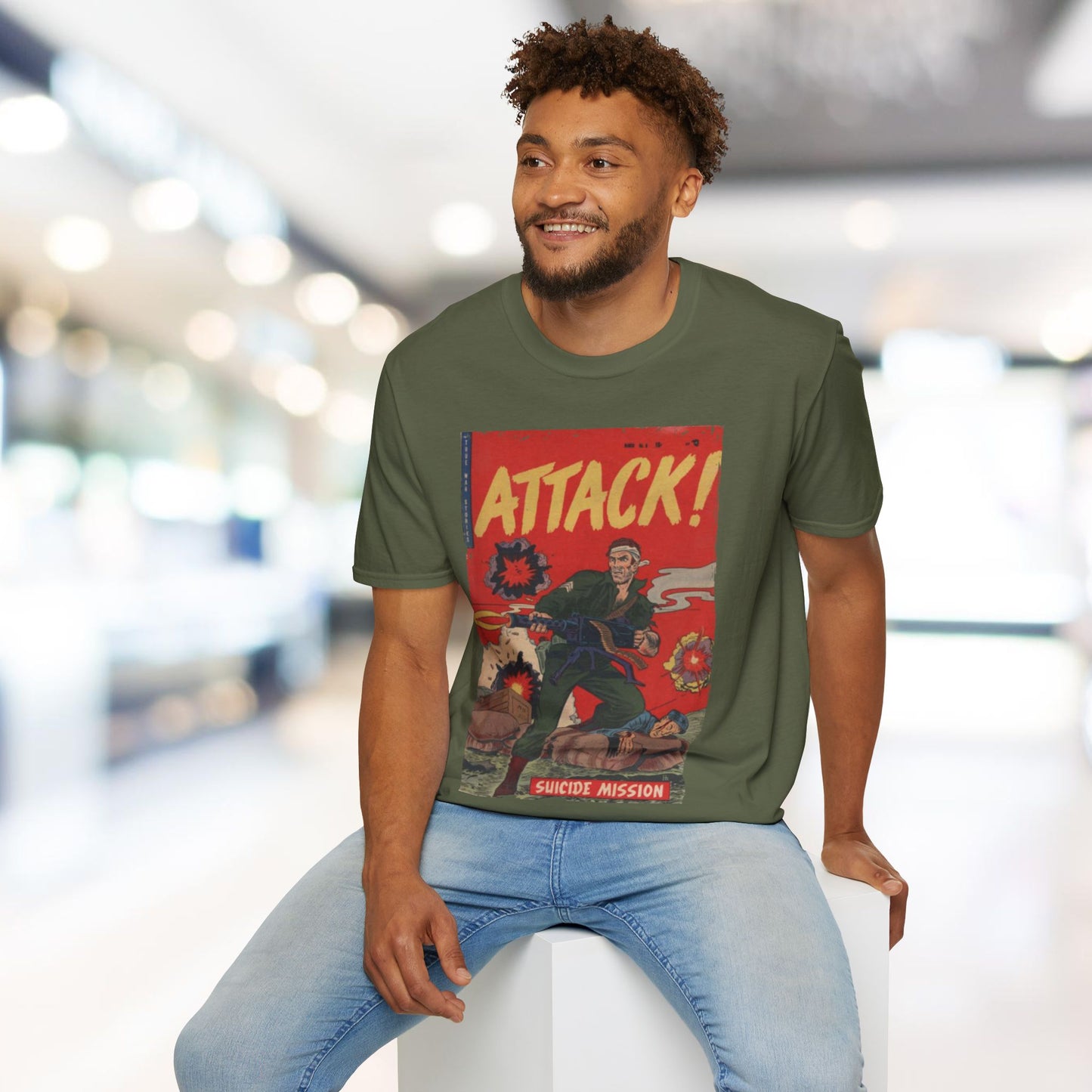 Attack! No. 6 - Unisex Softstyle T-Shirt