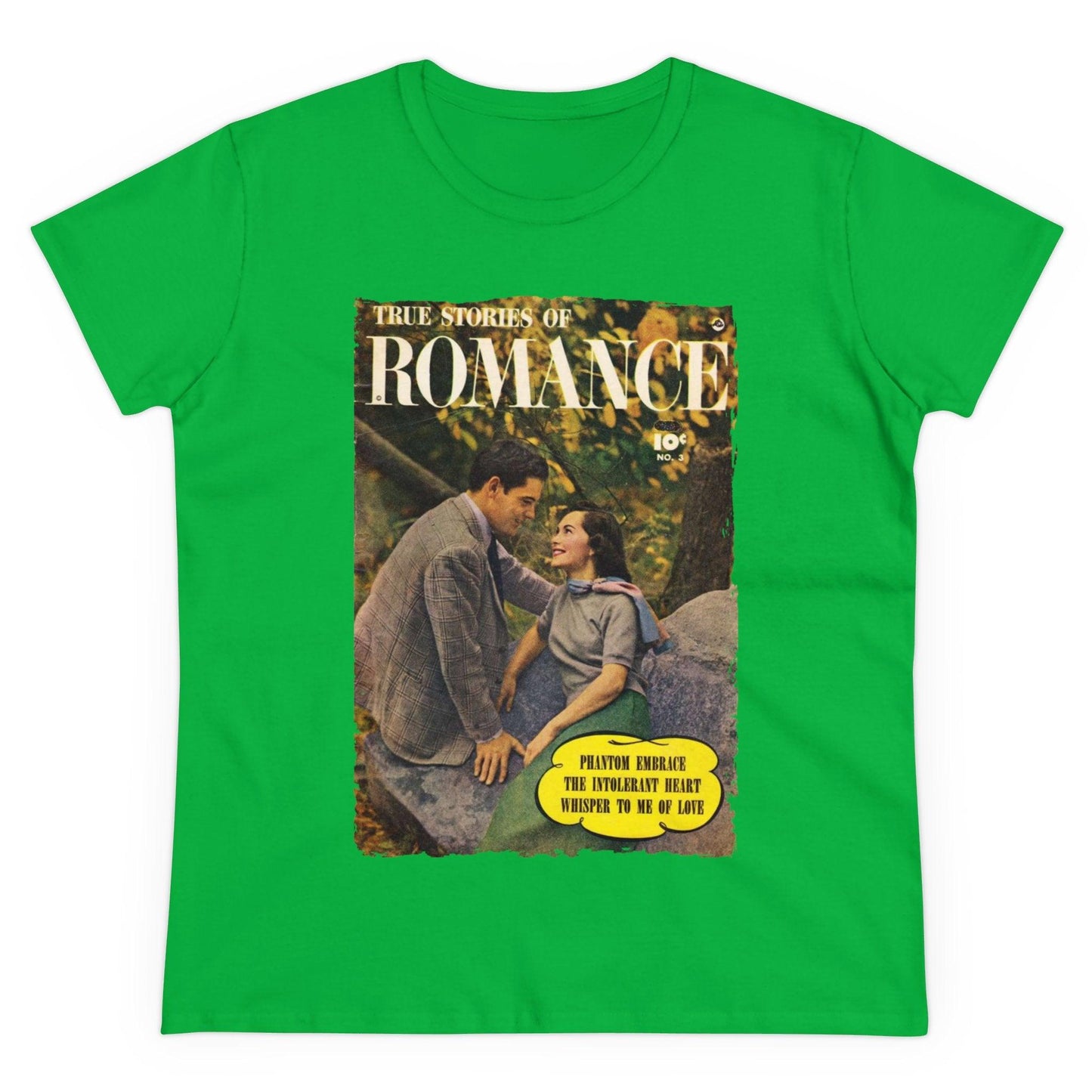 True Stories of Romance - Women's Midweight Cotton Tee - Pacific Sky Games