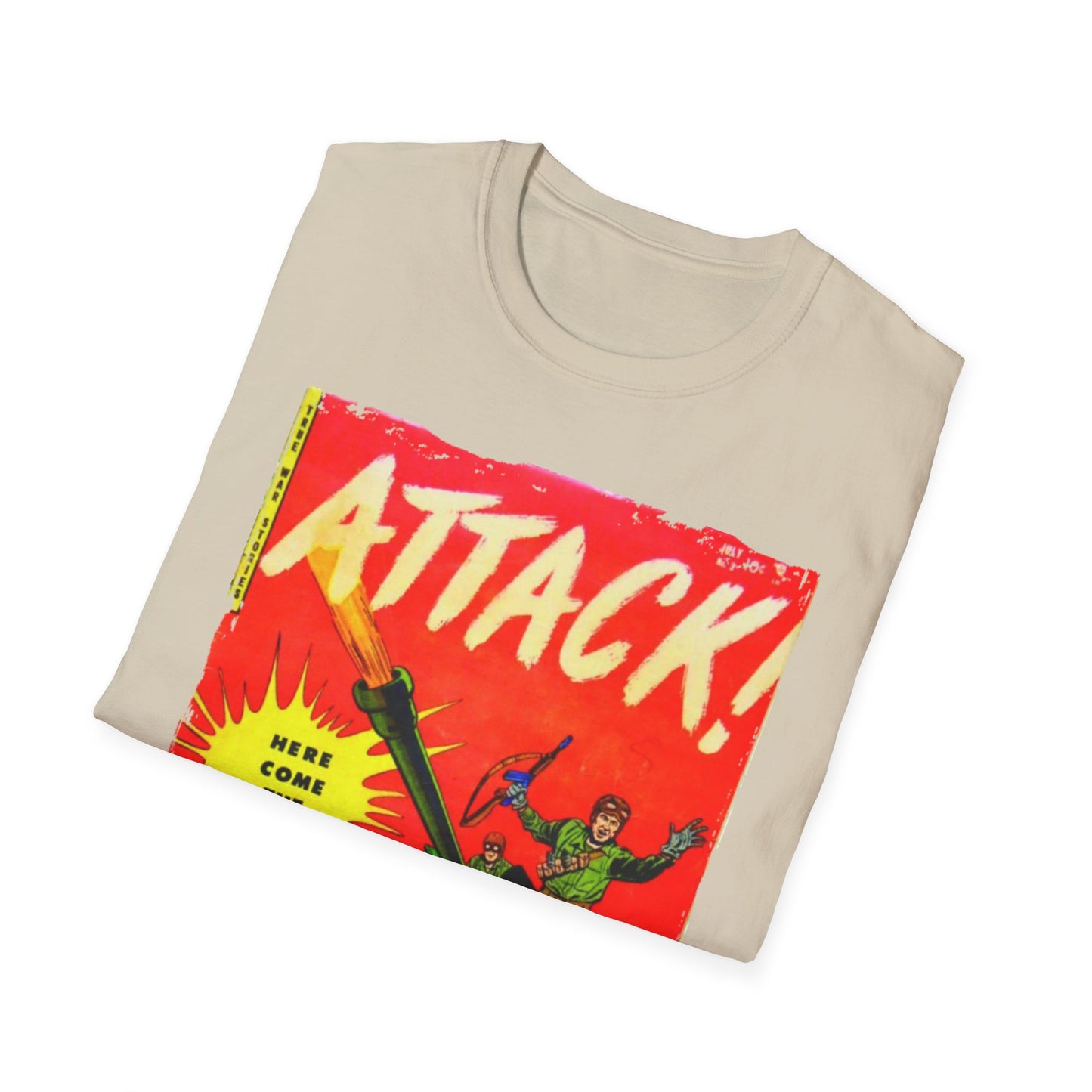 Attack! July 1952 - Unisex Softstyle T-Shirt